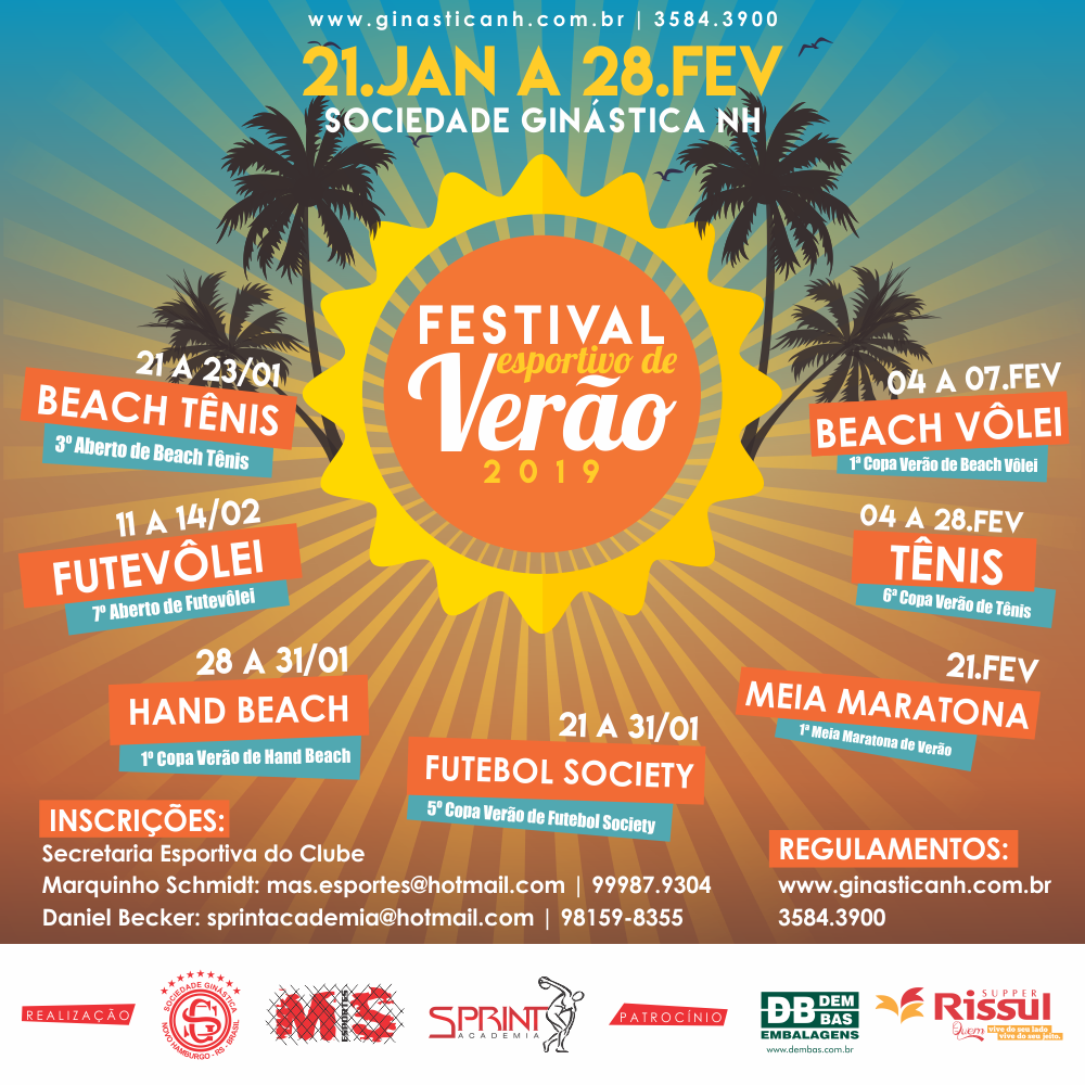 Vem aí o Festival Esportivo de Verão Ginástica!!!